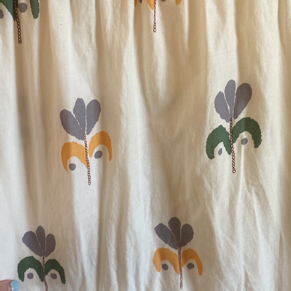 Magazine Floral Print Strapless Maxi Dress / Size Large - Picture 5 of 11